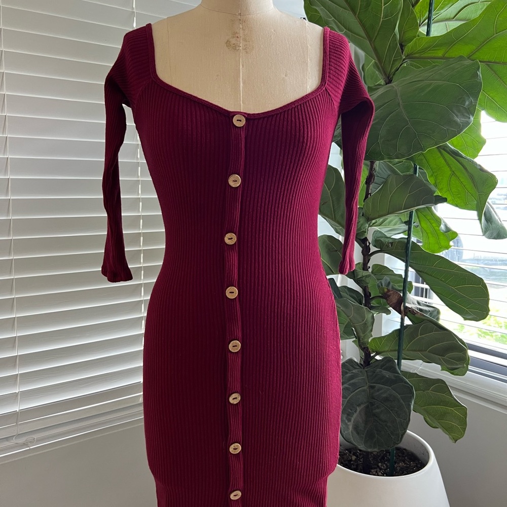 RedWine Women Dress 🌸